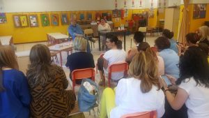 presentazione del libro di Samuela Baiocco presso la Scuola Materna Molini Tenna di Fermo