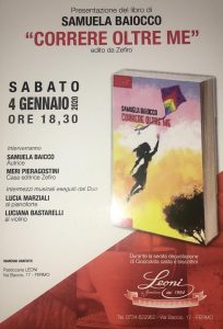 Presentazione del libro di Samuela Baiocco il 4 gennaio 2020 a Fermo