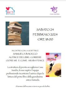 Presentazione del libro di Samuela Baiocco del 24 febbraio 2024