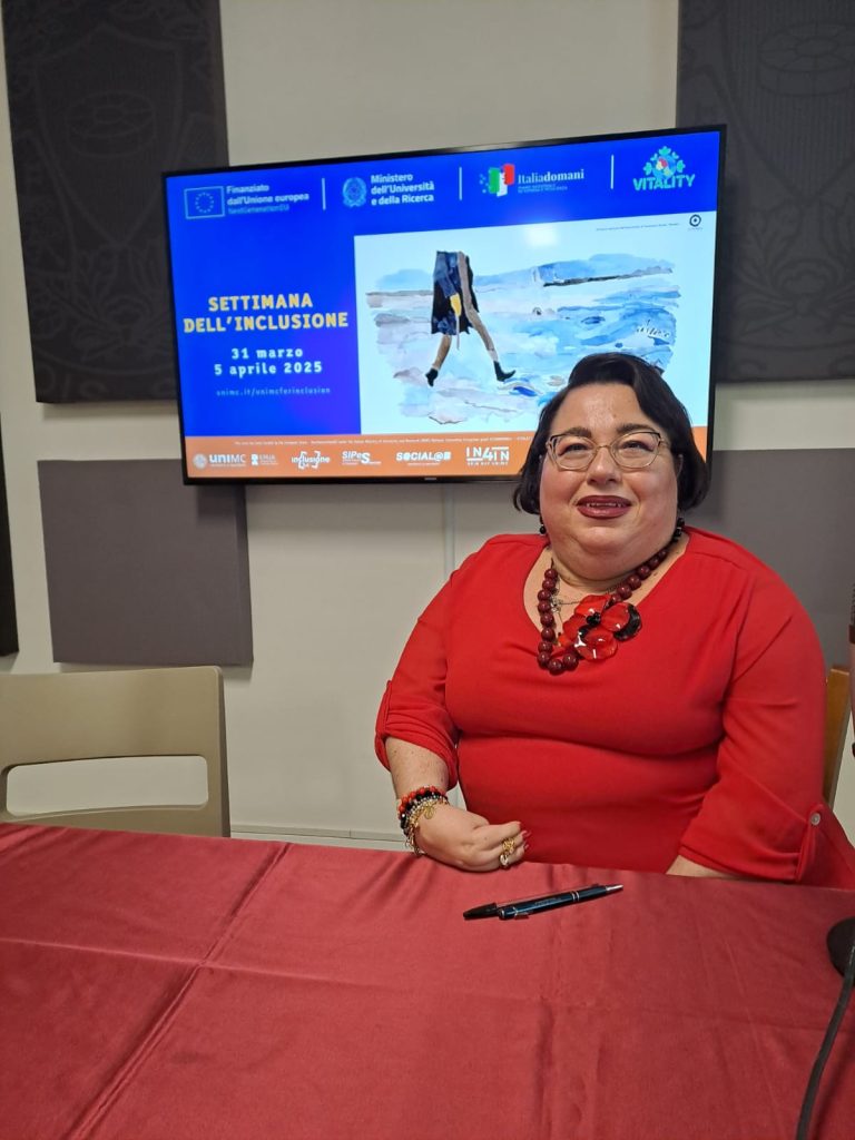 Presentazione del libro di Samuela Baiocco alla Settimana dell’Inclusione dell'Università di Macerata