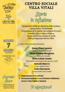 Presentazione del libro "Come Araba Fenice" di Samuela Baiocco a Fermo il 7 marzo 2026